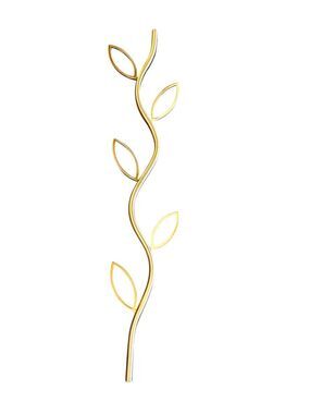 Vita 30" High Antique Brass Decorative Vine Cord Cover